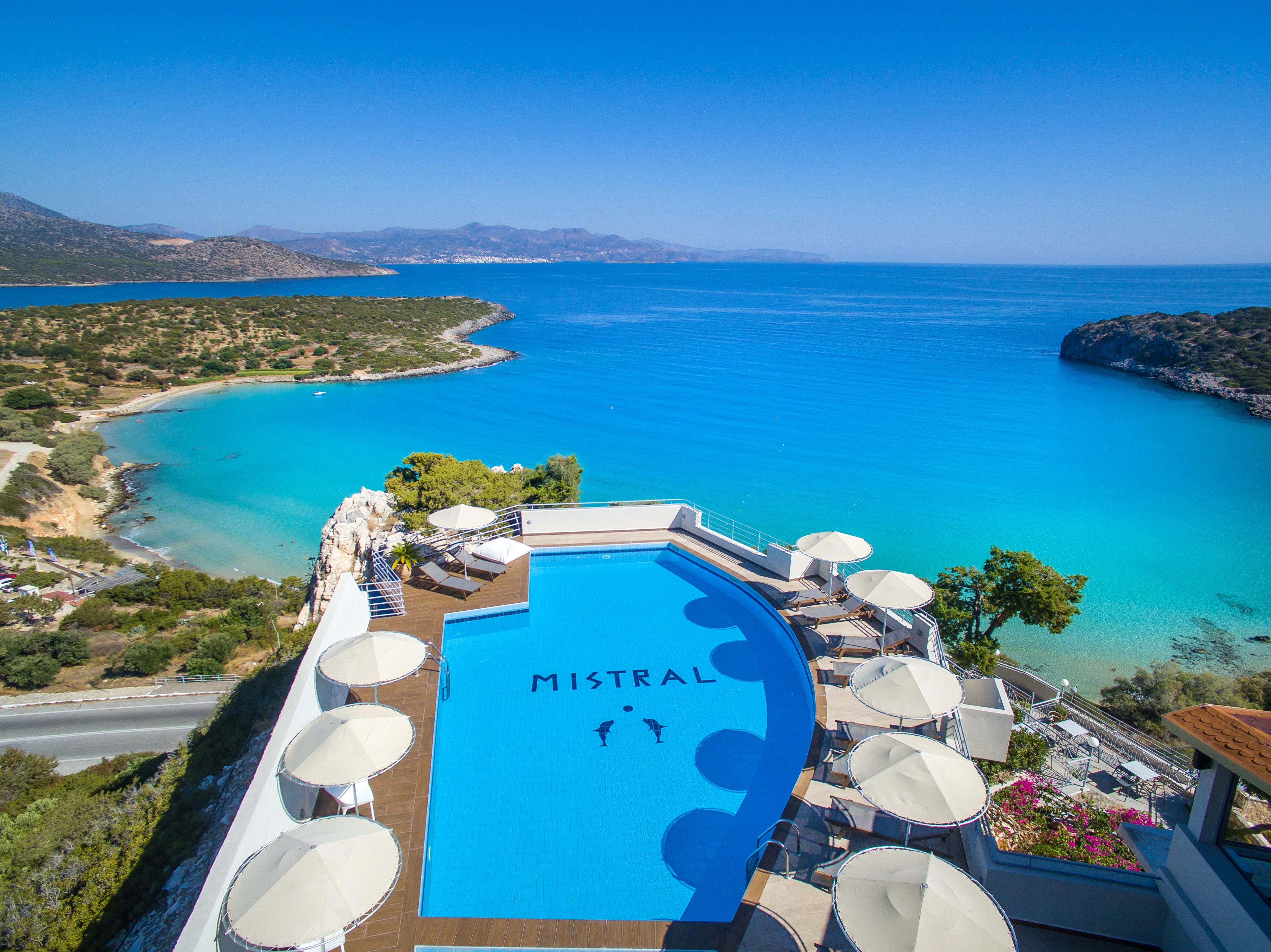 Mistral Mare Hotel Istron Dış mekan fotoğraf